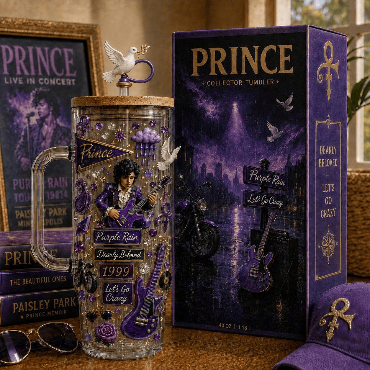 PRCE 40oz Tumbler With Handle NHVH