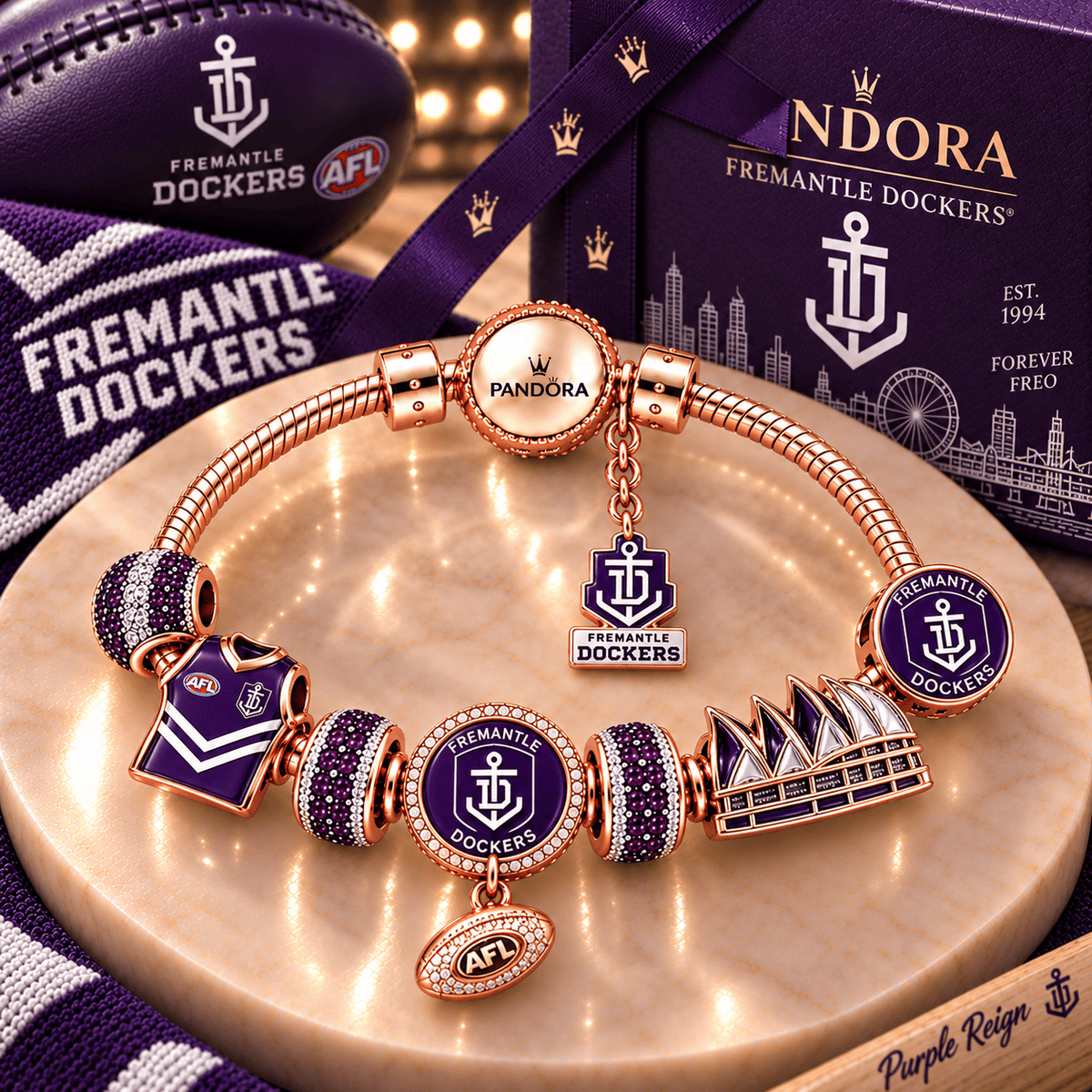 FRMT Gold Charm Bracelet Set PNPA