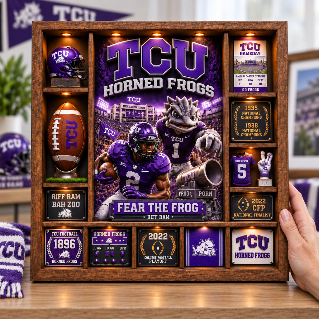 TCU Premium Shadow Box TTMH