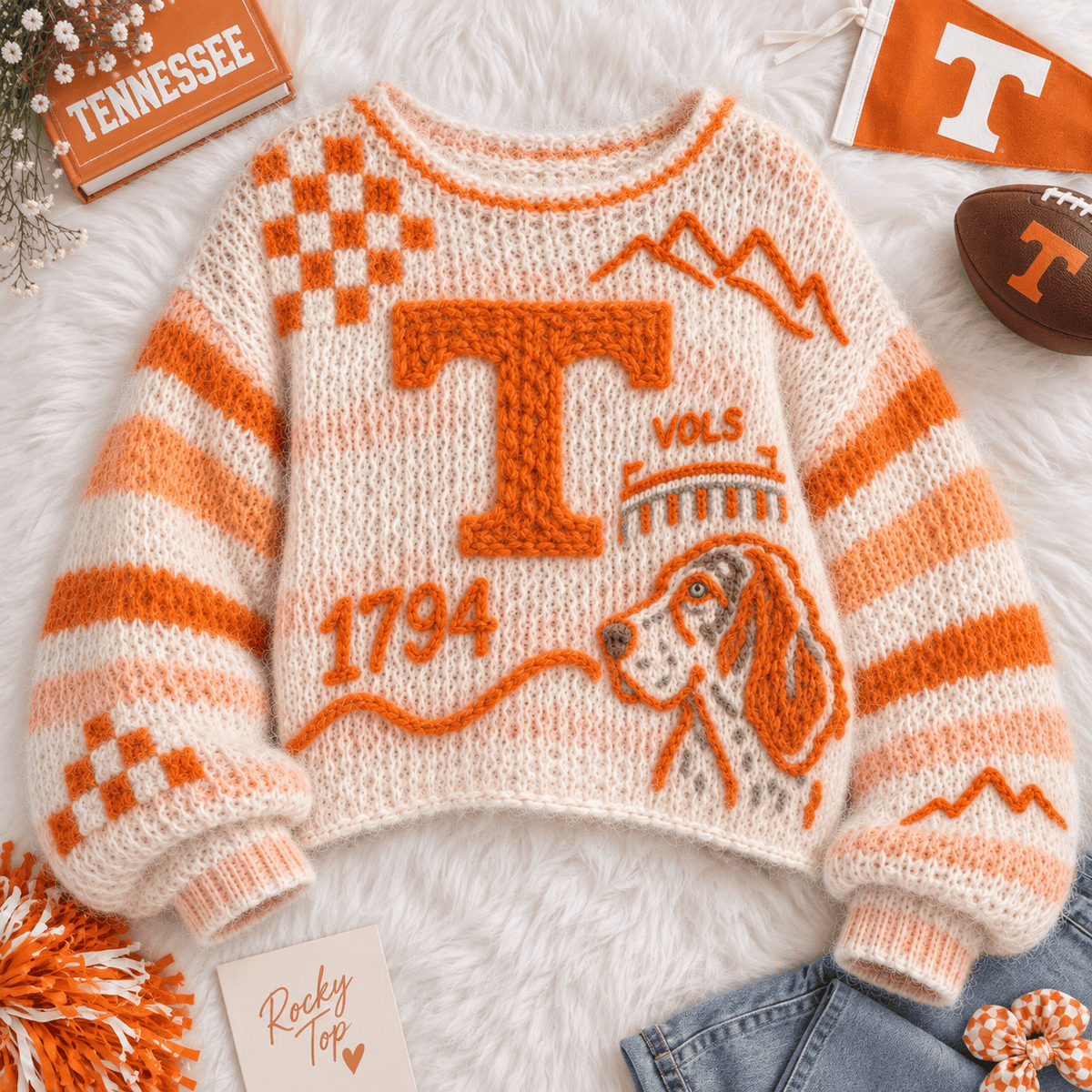 TVF Women’s Open-Knit Sweater HTTT