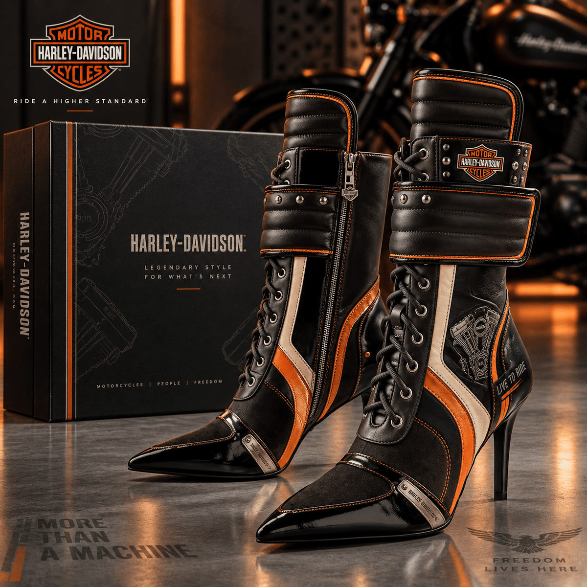 Premium HLDV Leather Boots TNSM
