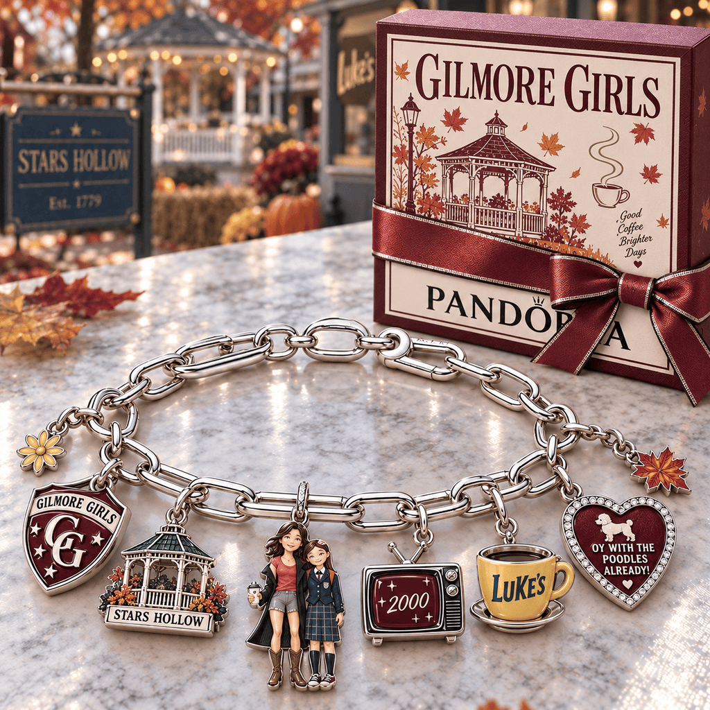 GMG Silver Charm Bracelet Set NTVA