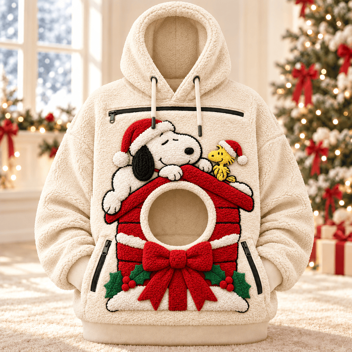 SPNY PREMIUM Christmas Pet Pouch Hoodie NPL