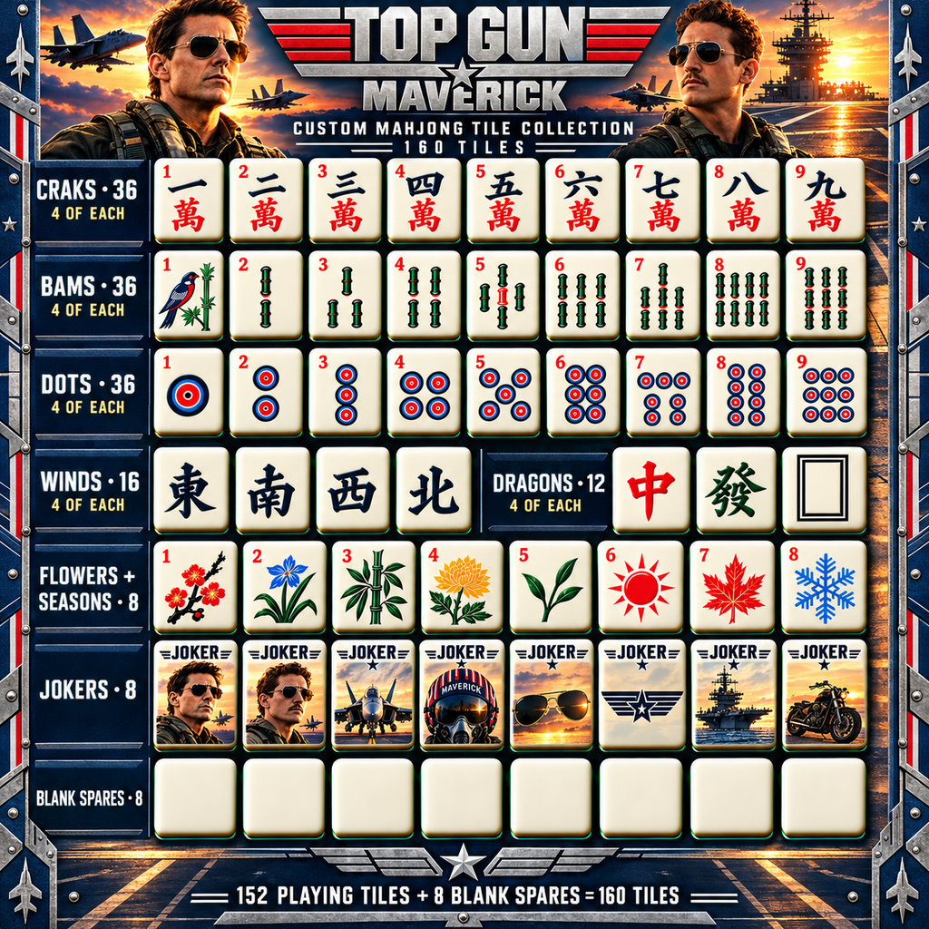 TGM Premium Mahjong Set – Game Night Edition PNPA