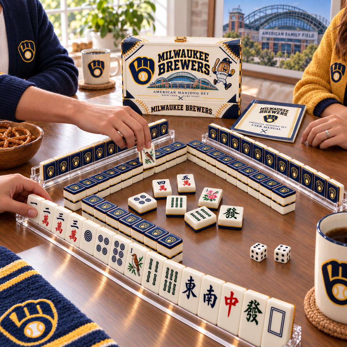 Premium MLKB Mahjong Tiles Set TTMH