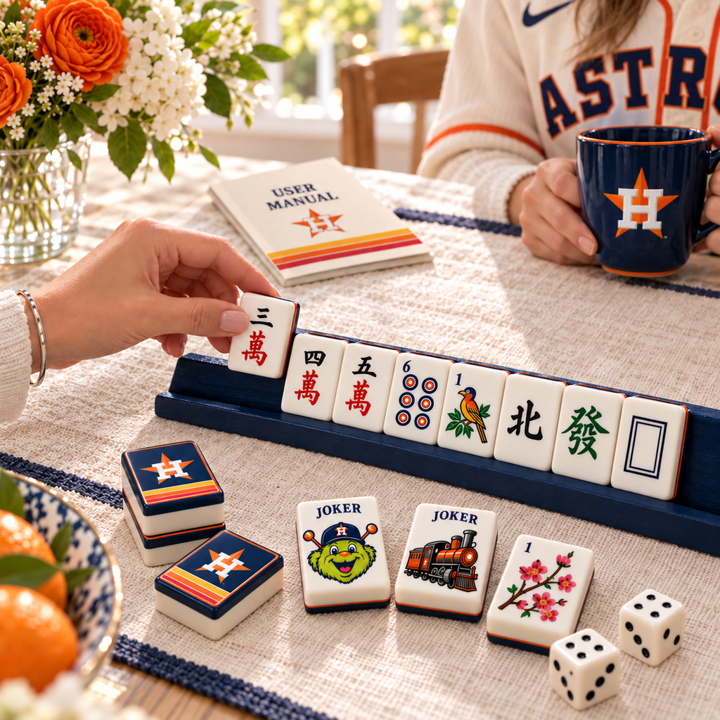 Premium HTA Mahjong Tiles Set TTMH