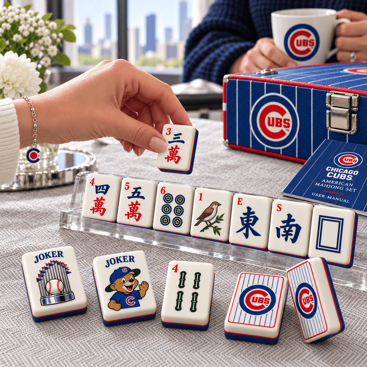 Premium CCC Mahjong Tiles Set TTMH