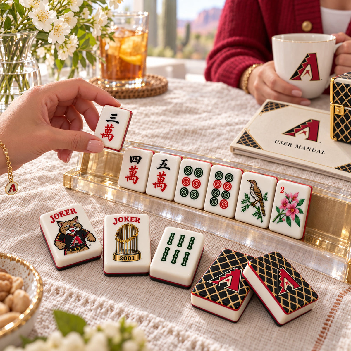 Premium AZDB Mahjong Tiles Set TTMH