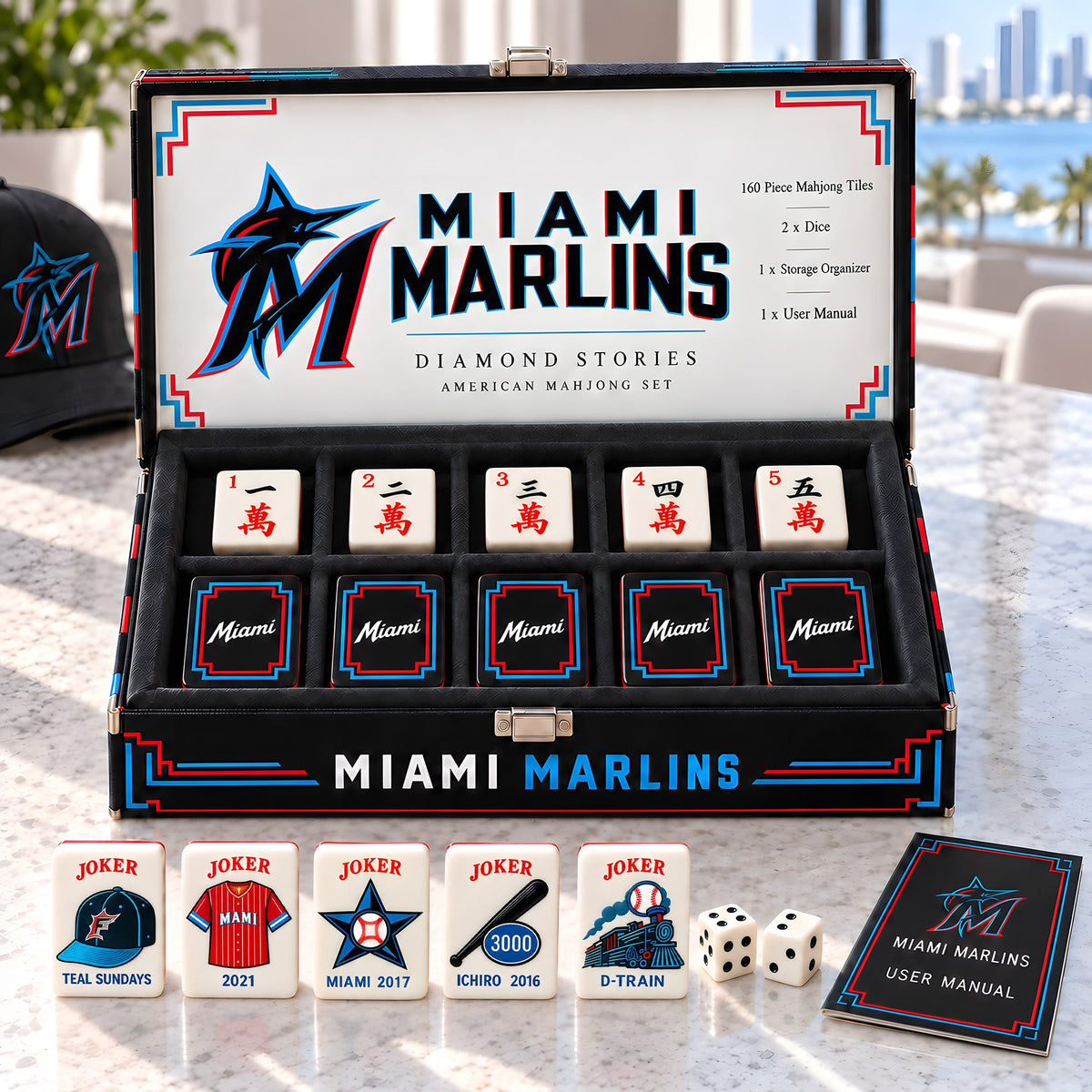 Premium MMA Mahjong Tiles Set TTMH