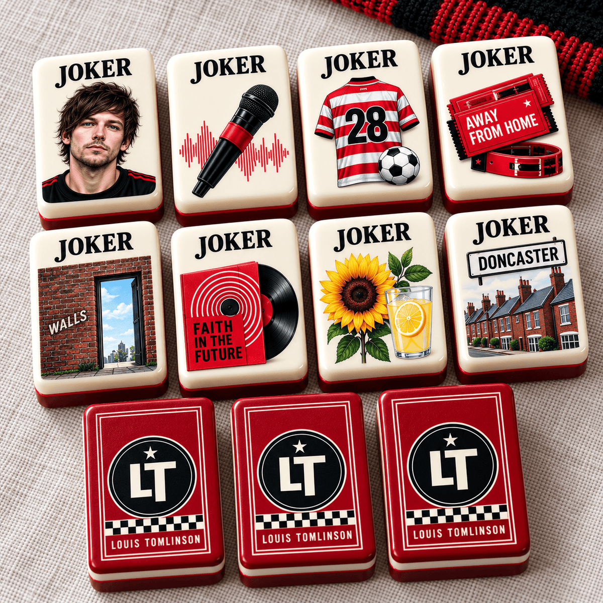 Premium LTLS Mahjong Tiles Set PVNA