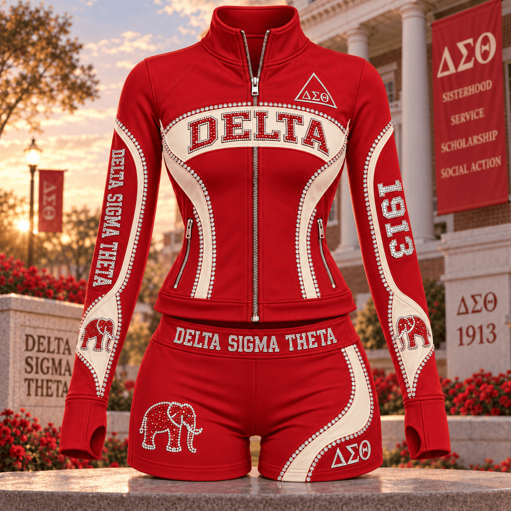 DST Women’s Zip-Up Jacket & Shorts Set NTKO