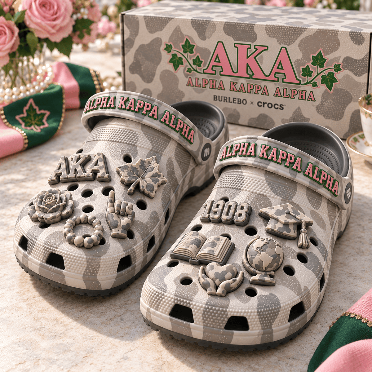 AKA Premium Deer Camo Charm Clog PTKL