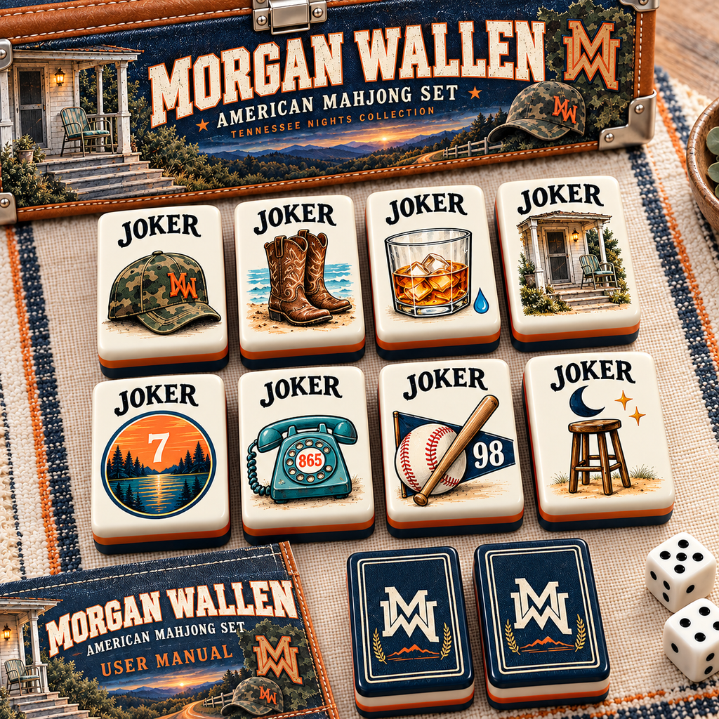 Premium MGWL Mahjong Tiles Set PVNA