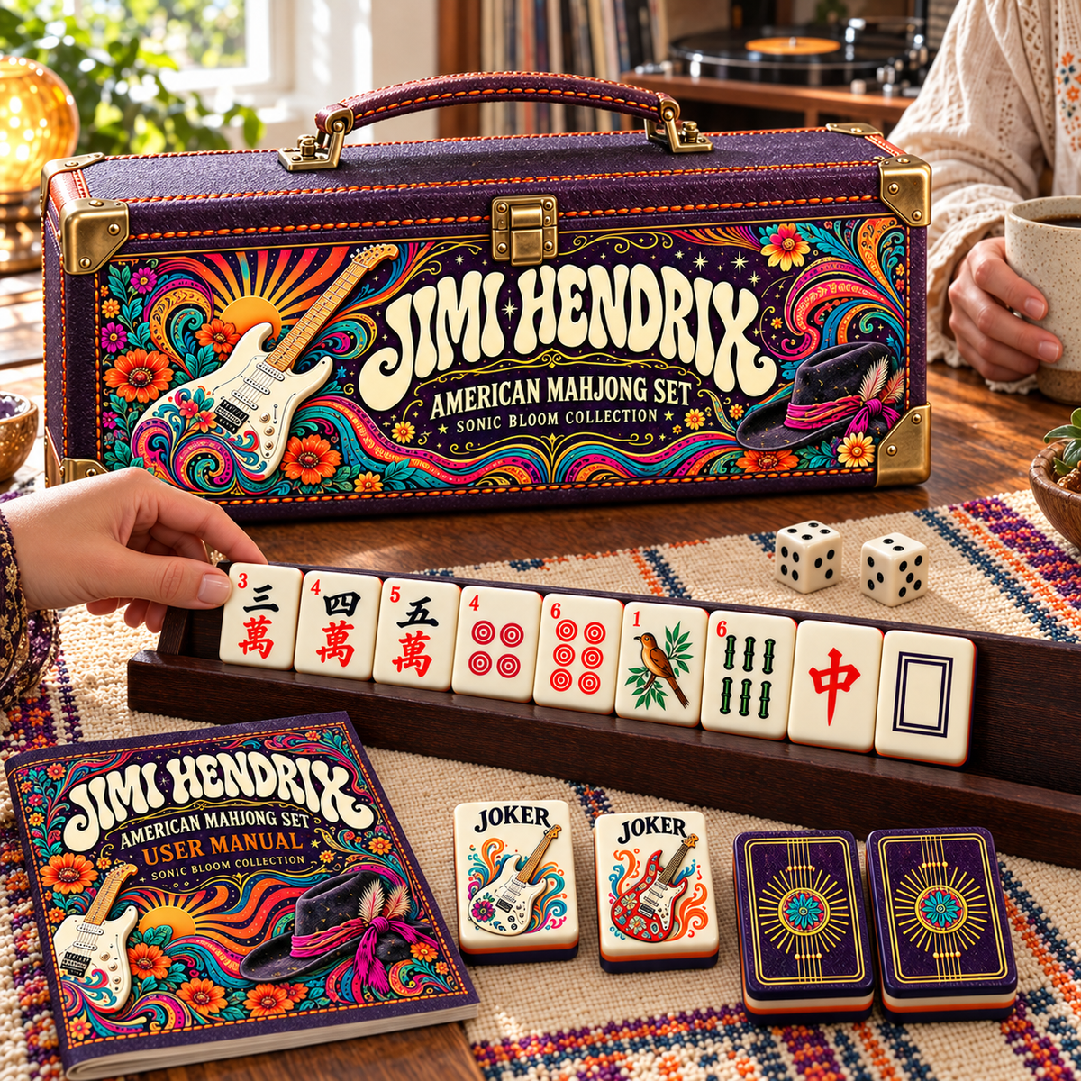 Premium JHR Mahjong Tiles Set PVNA