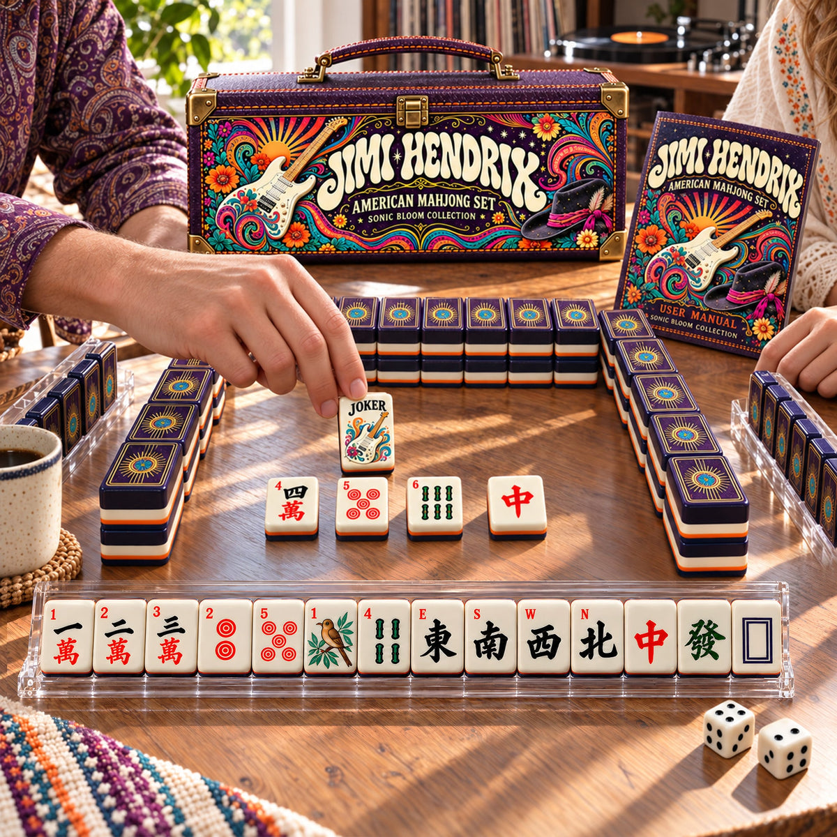 Premium JHR Mahjong Tiles Set PVNA