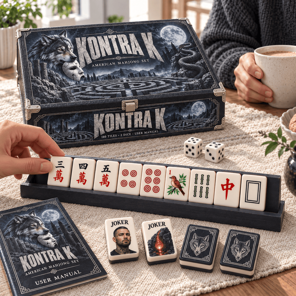 Premium KNTK Mahjong Tiles Set TTMH