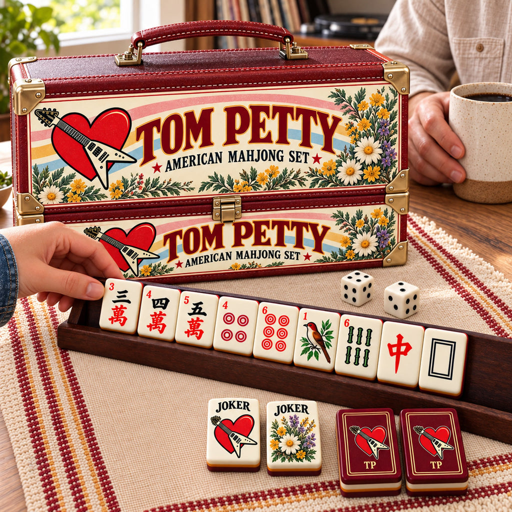 Premium TPT Mahjong Tiles Set PVNA