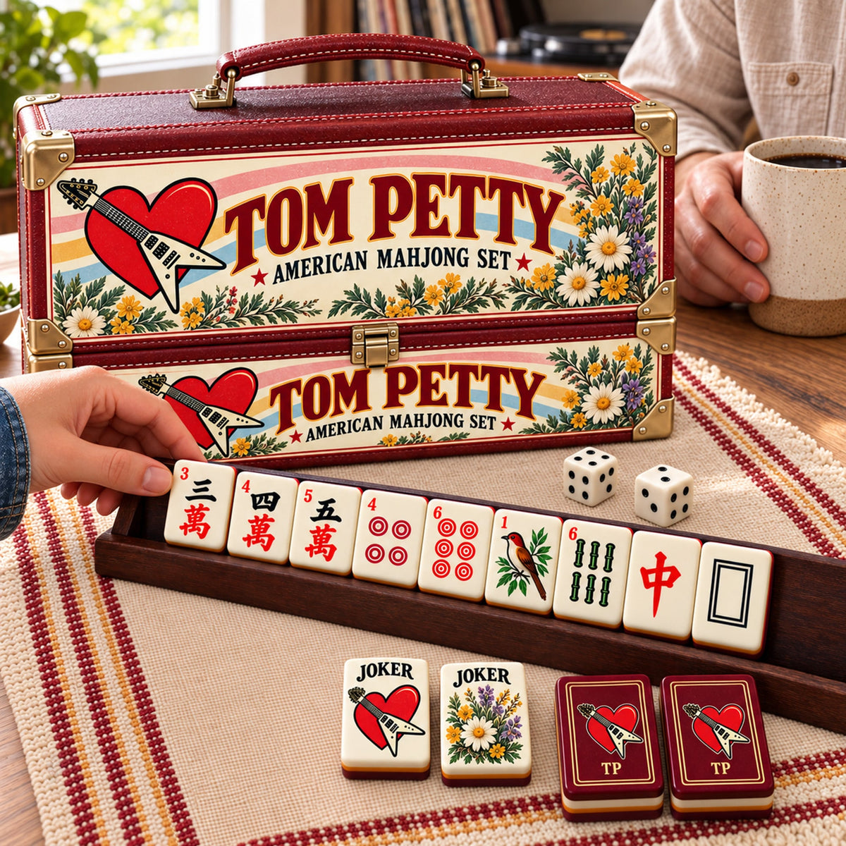 Premium TPT Mahjong Tiles Set PVNA