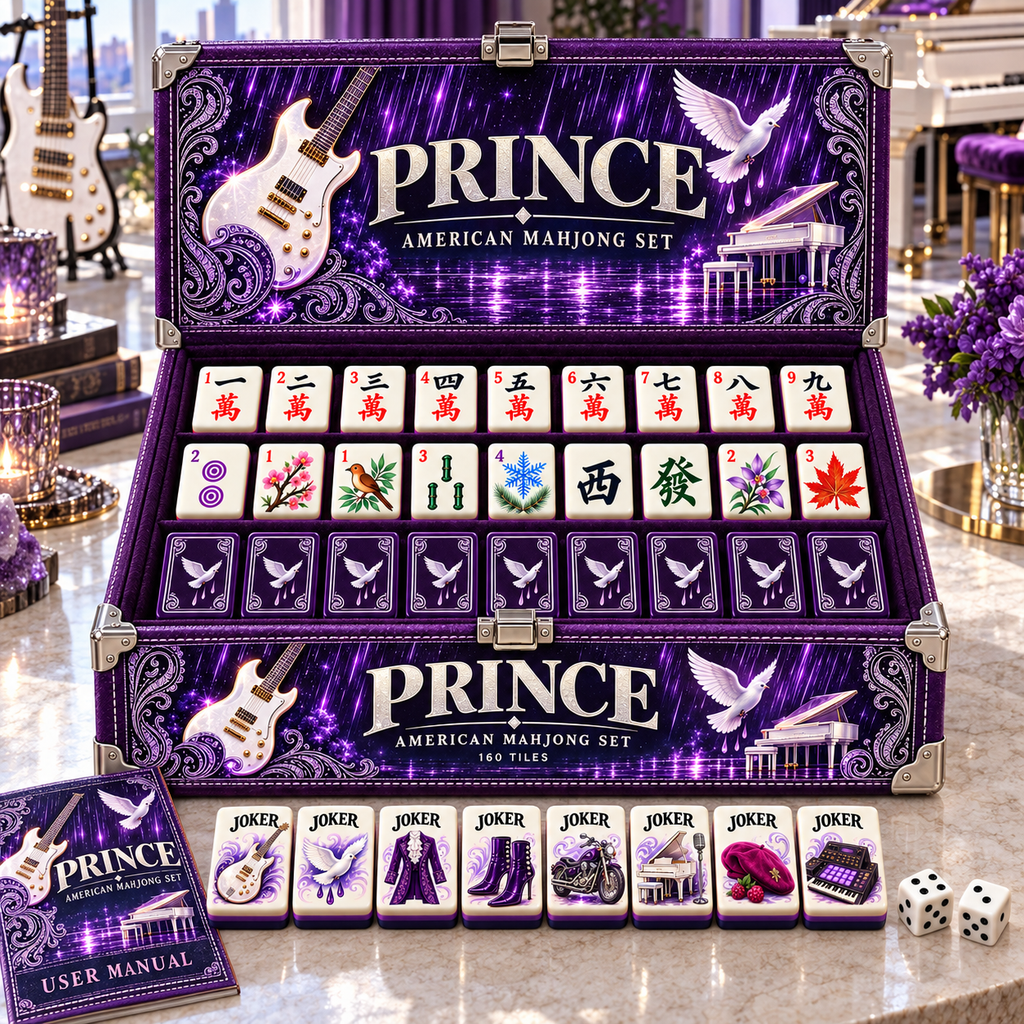 Premium PRCE Mahjong Tiles Set PVNA