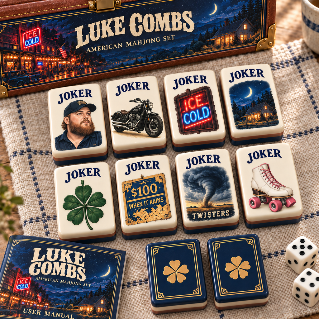 Premium LKC Mahjong Tiles Set TTMH