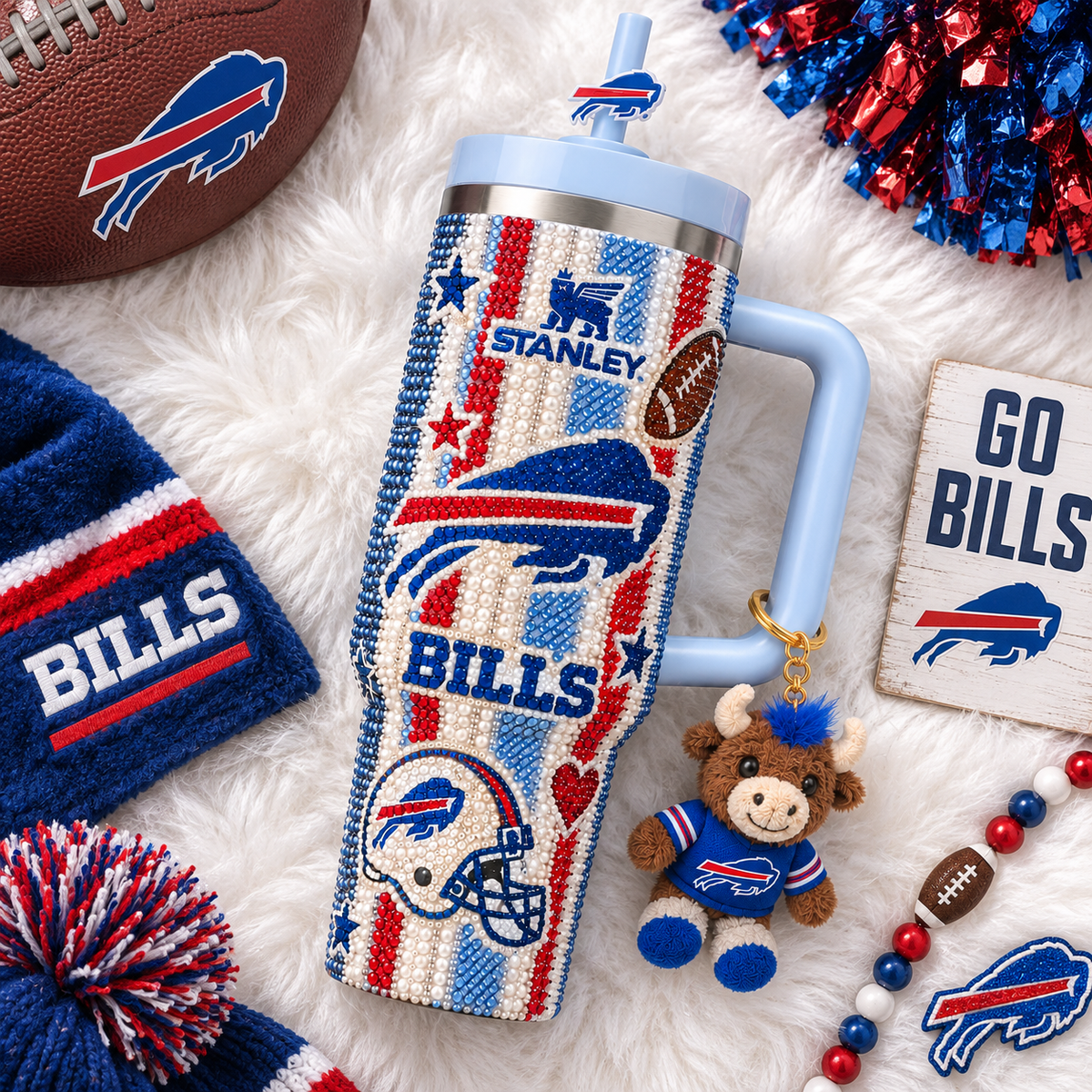 BFBL 40oz Tumbler With Handle TTNL