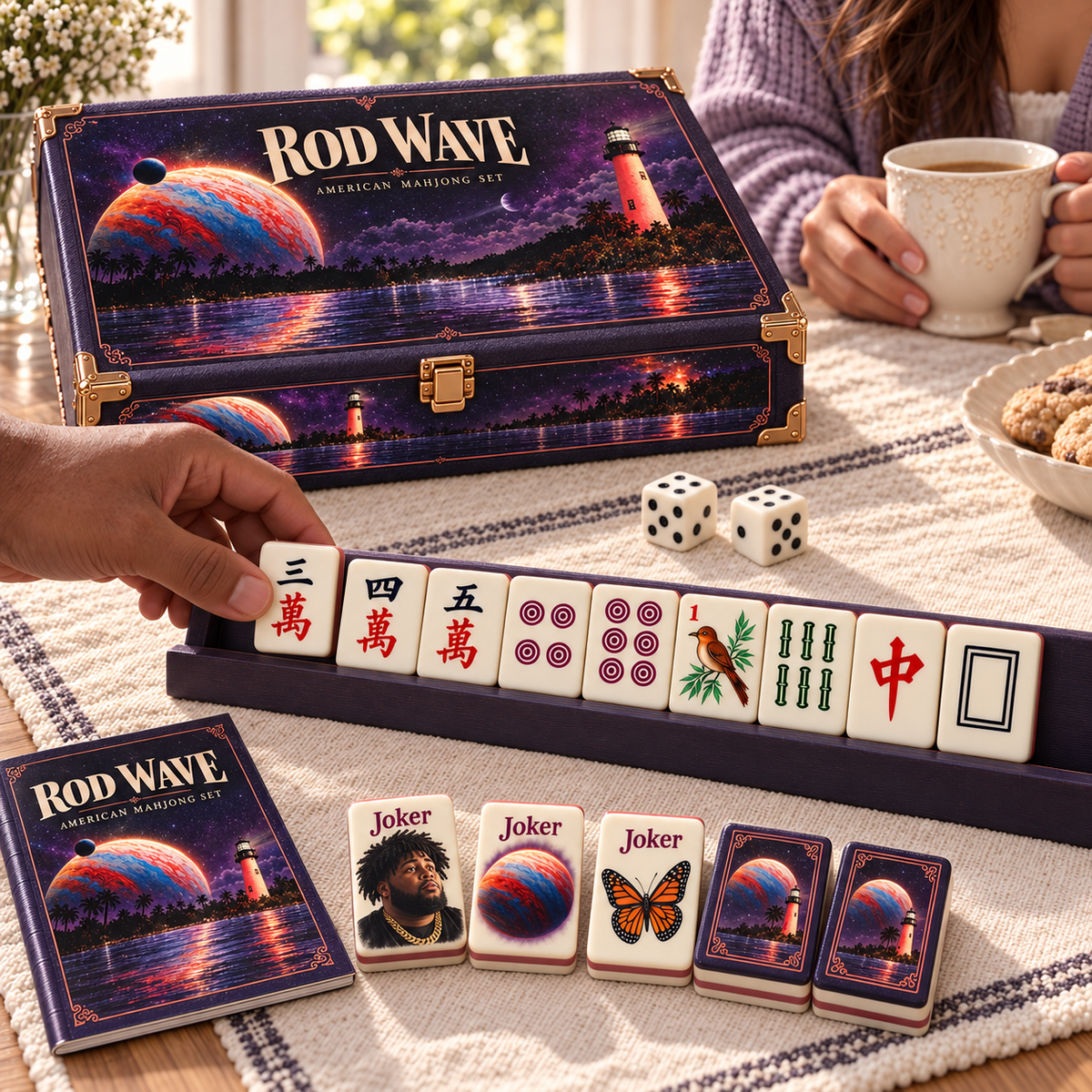 Premium RODW Mahjong Tiles Set TTMH