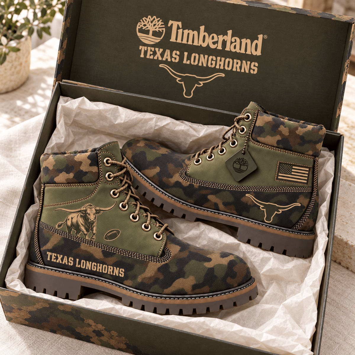 PREMIUM TLS HERITAGE CAMO BOOTS NPL