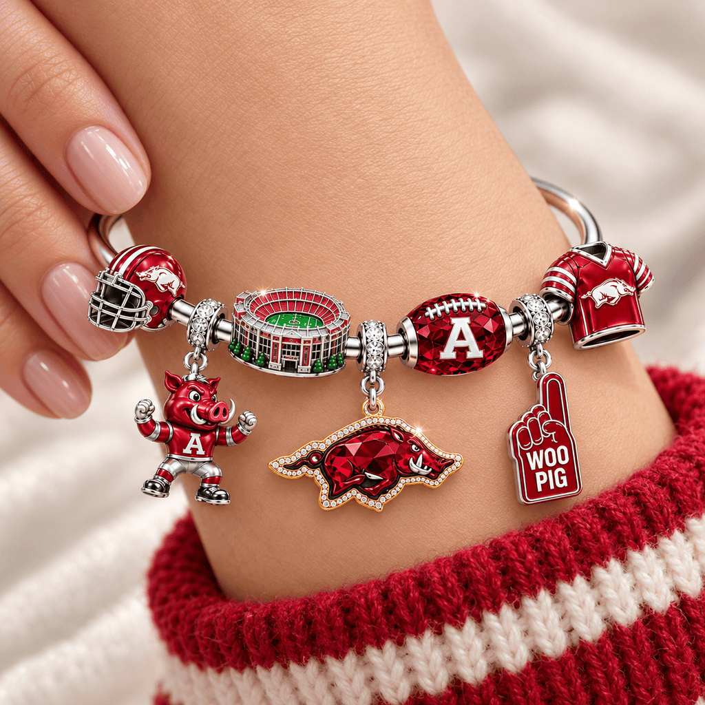 AKR Silver Charm Bracelet Set TMH