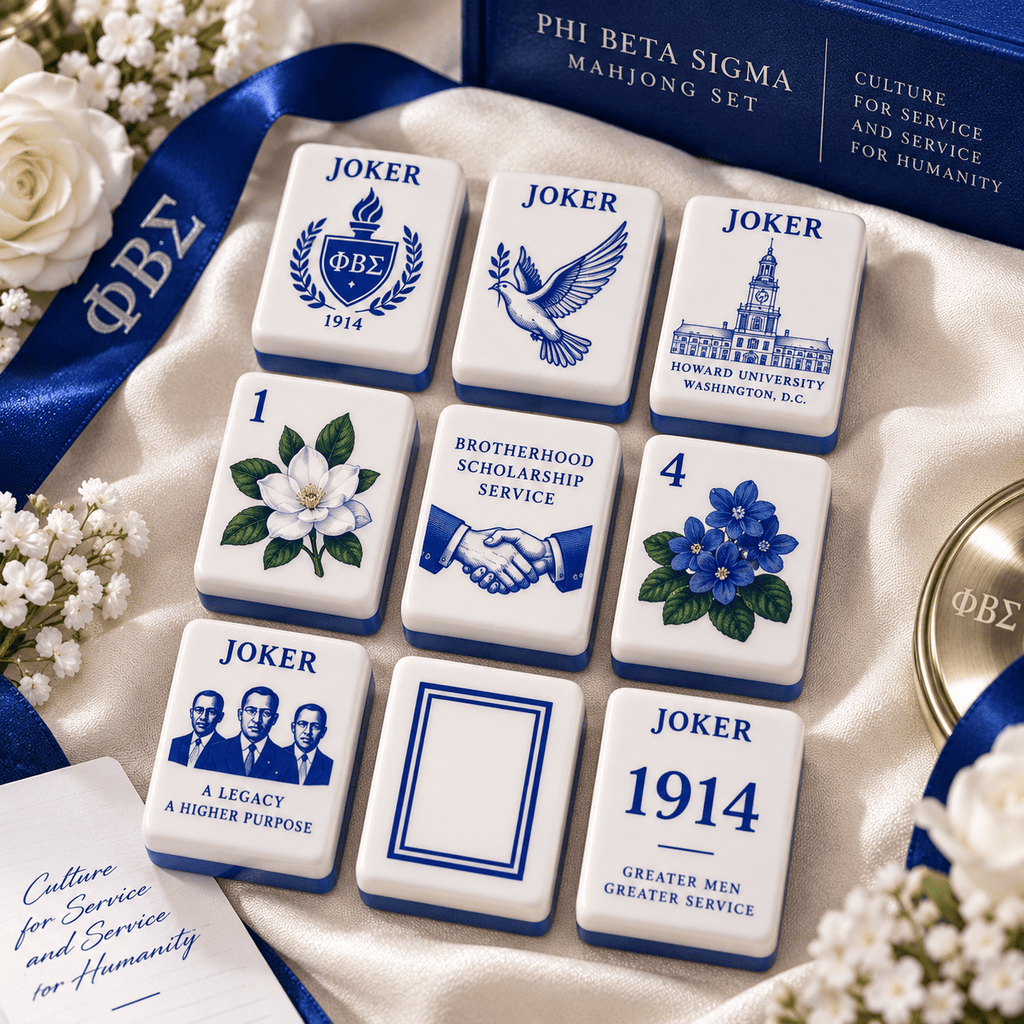 Premium PBTS Mahjong Tiles Set TNSM