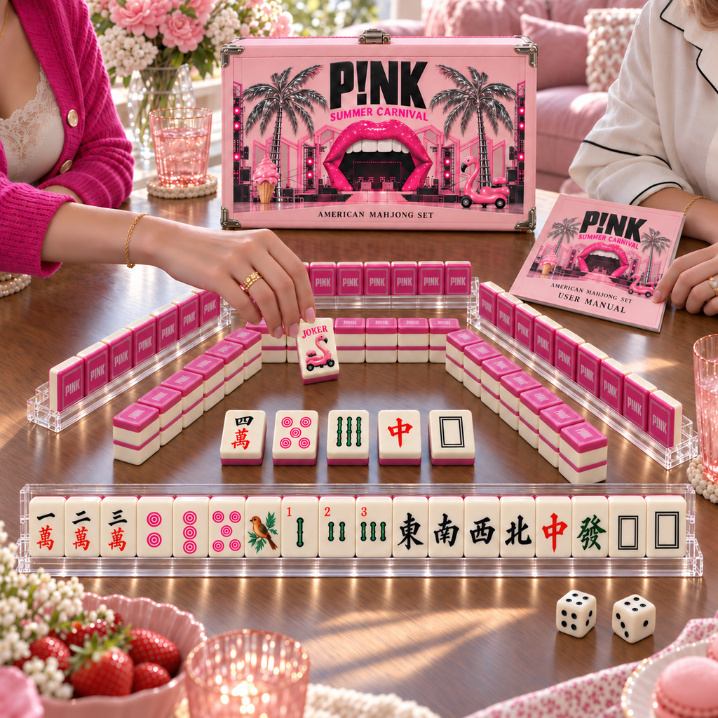 Premium PNKN Mahjong Tiles Set TTMH
