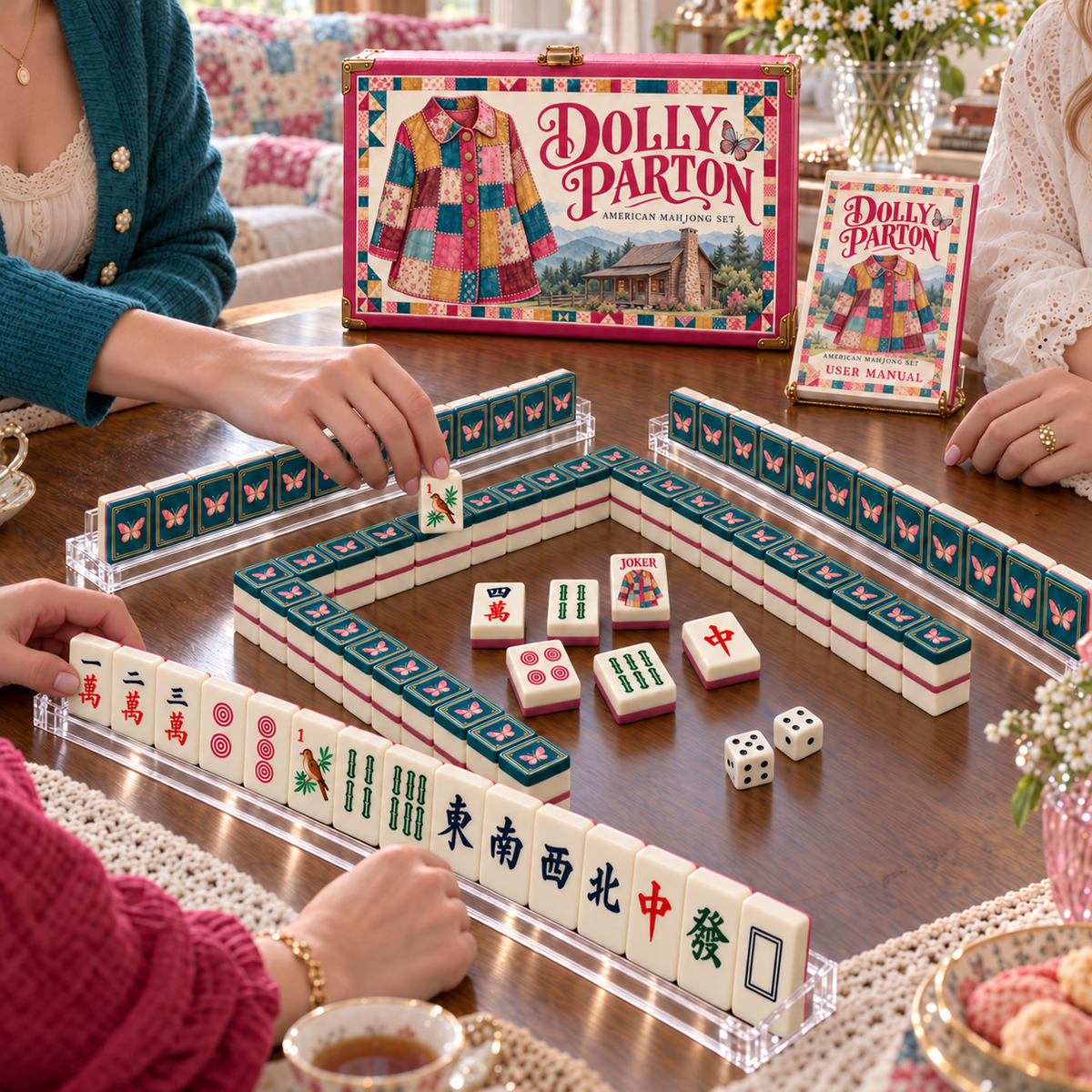 Premium DLPT Mahjong Tiles Set TTMH