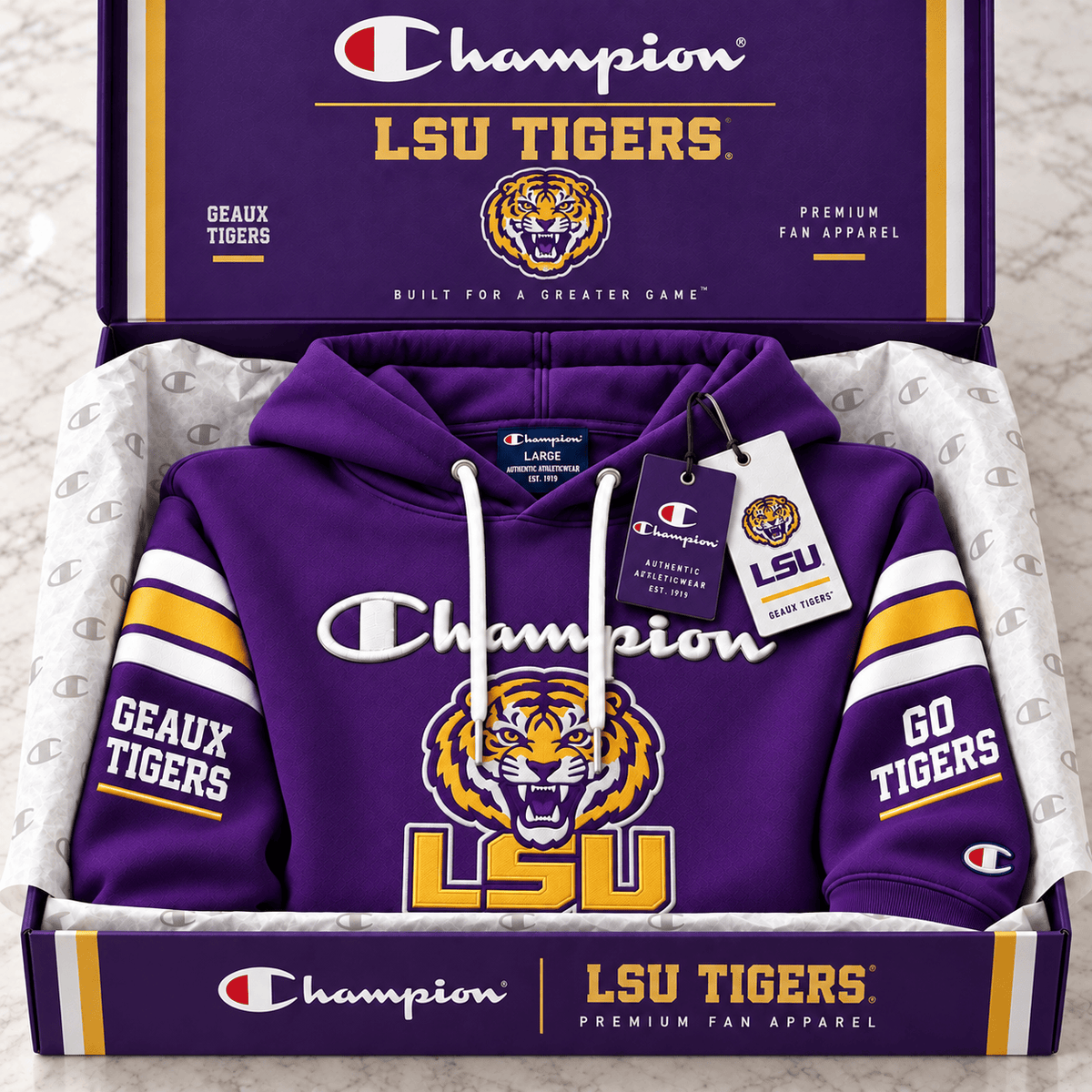 LSU PREMIUM Pullover Hoodie BMD